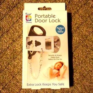 🆕 PORTABLE DOOR LOCK  *EXTRA SECURITY* ON-THE-GO *NO TOOLS* *EASY TO USE*SYSTEM